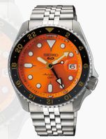 SEIKO 5 Sports GMT ORANGE DIAL NEU & UNGETRAGEN FULL SET !!!