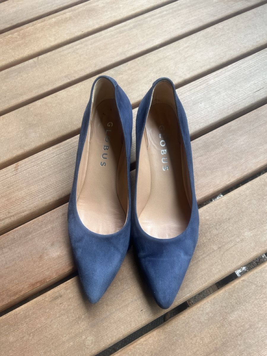 Globus Scarpe da donna: Globus Pumps blau Wildleder – Usato da Uster venduto da fam_z8zj
