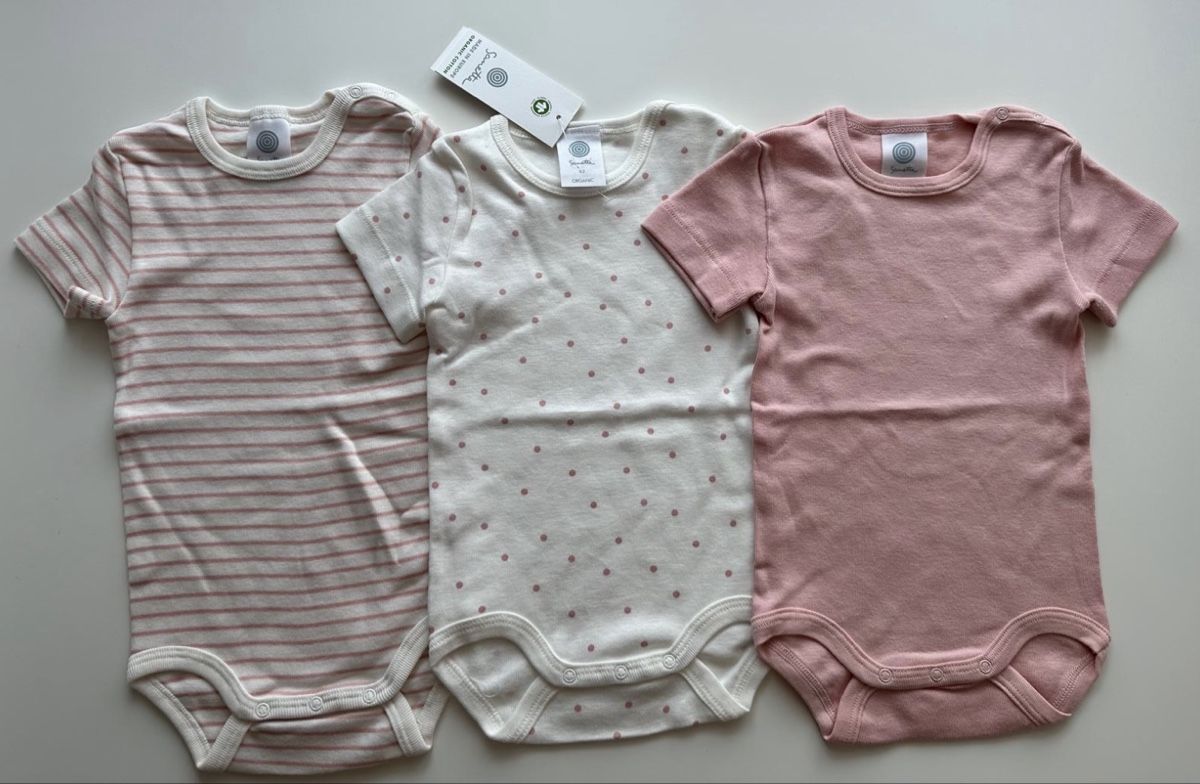 Sanetta Biancheria intima: Neue Sanetta Bodys 3er Set / Gr. 62 – Nuovo e nell'imballaggio originale da Wynau venduto da marif23