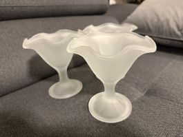 3 Dessergläser von Fidenza aus Italien