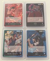 OP TCG Sammelbundle – 4× Charakter Karten - JP