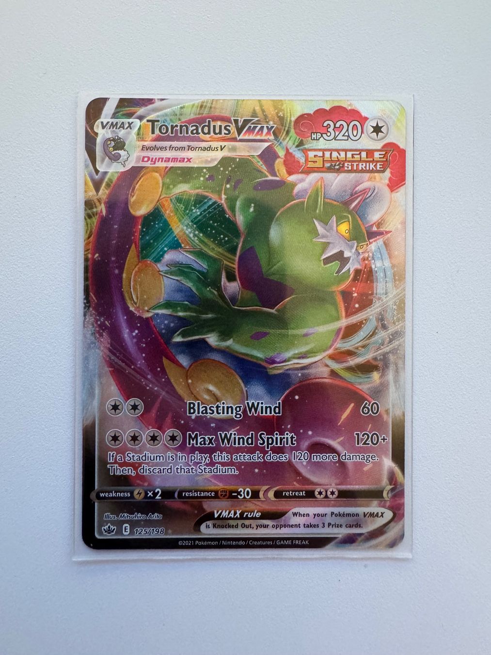 Pokémon Carte collezionabili: Tornadus VMAX Pokemon CRE 125/198 – Nuovo (secondo la descrizione) da Winterthur venduto da hershanking