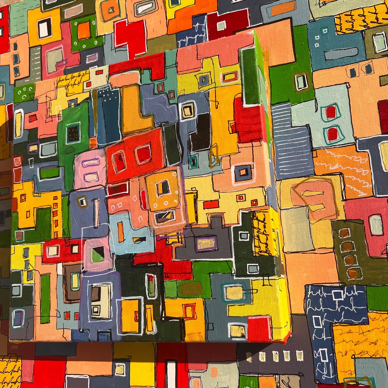 Gemälde: “Appearance” 60x60 cm Bild – Neu und originalverpackt aus Kreuzlingen von eszanza 4