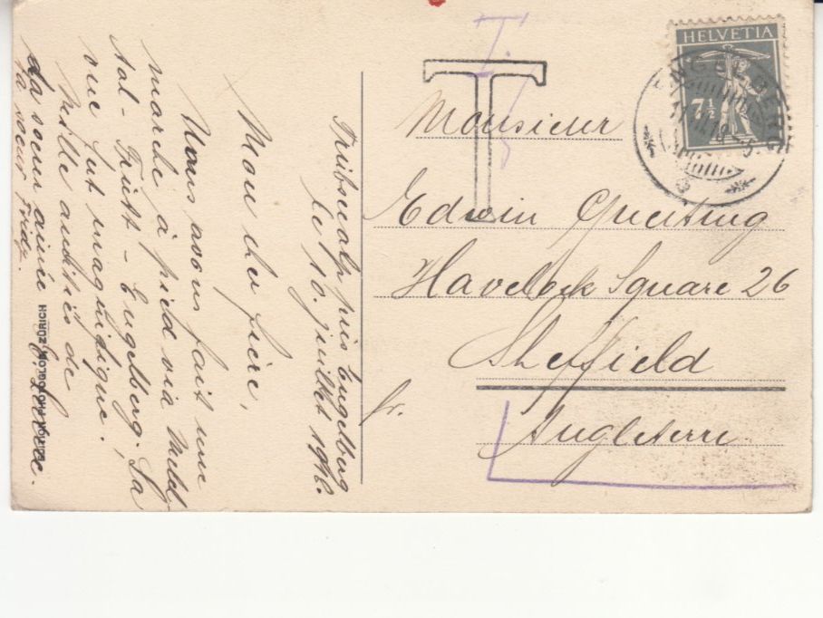 Ansichtskarten: Trübsee 1918 – Gebraucht aus Bürglen TG von StampGraf 1