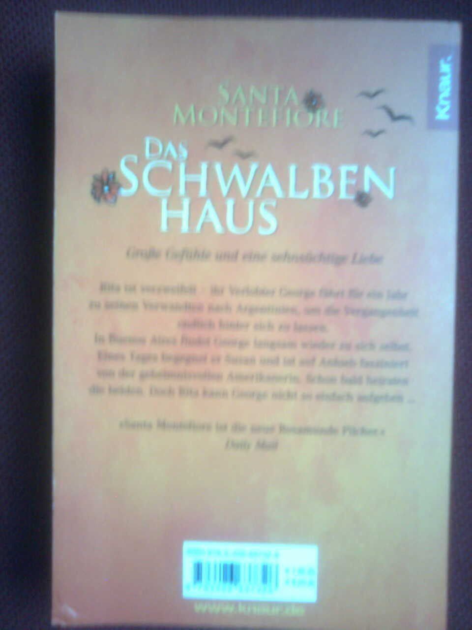 Livres: Santa Montefiore Das Schwalbenhaus – D'occasion à Basel par Alacant 1