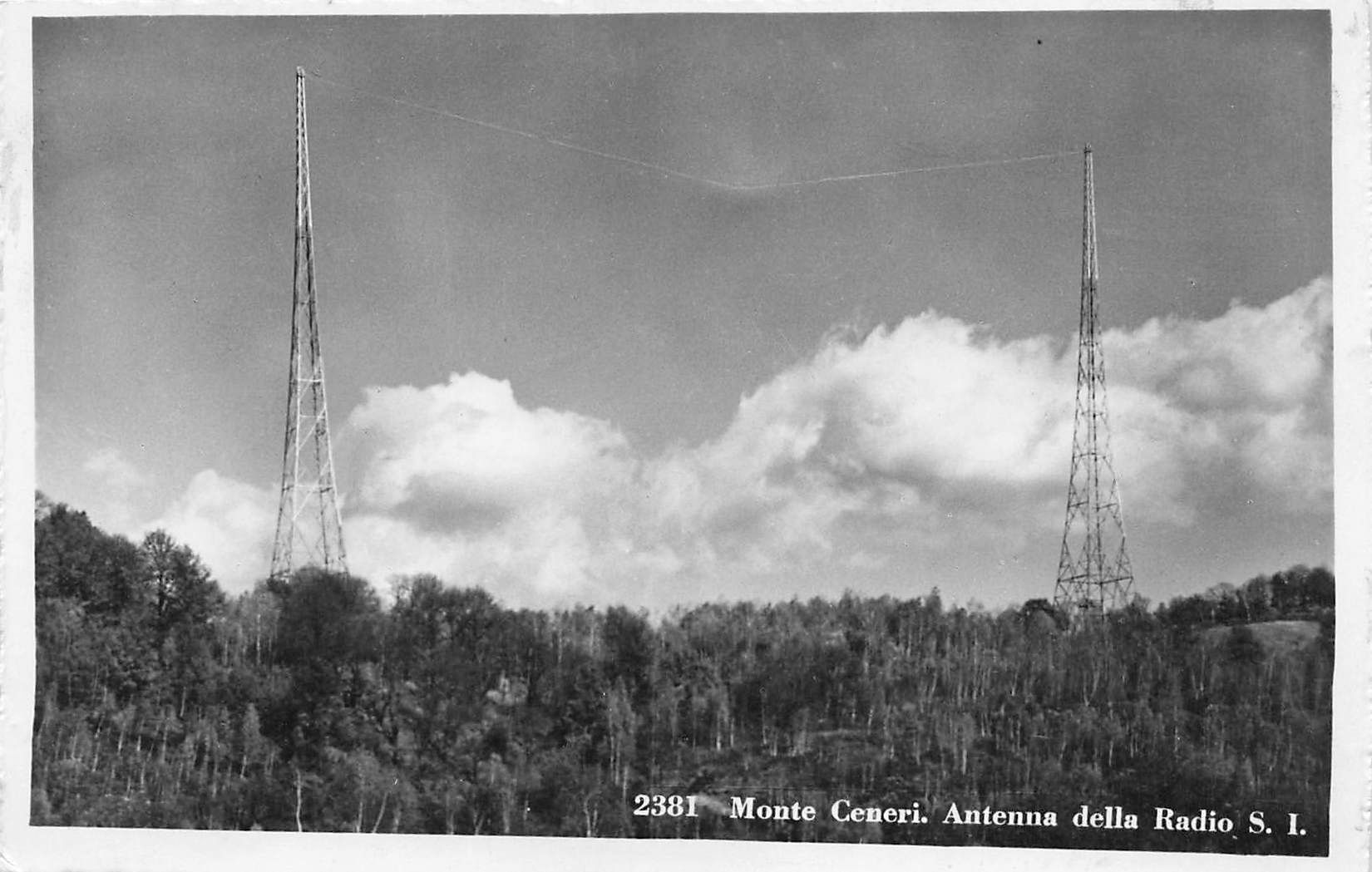 Ansichtskarten: Monte Ceneri Antenna TI – Gebraucht aus Biasca von Blenio71