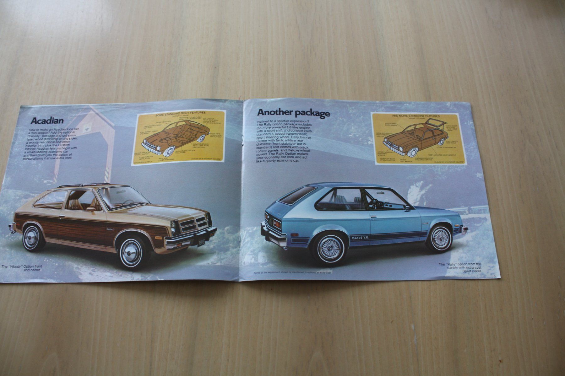 Pontiac Dokumente: Pontiac Acadian Prospekt 1976 – Gebraucht aus Wikon von erwin400 2