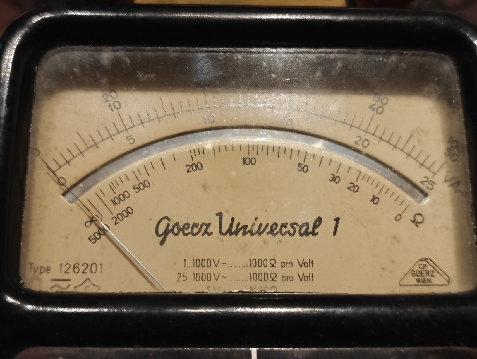 Misurare: Goerz Universal 1 Multimeter – Difettoso da Malans GR venduto da mesmen 2