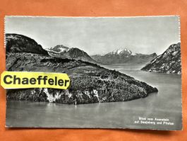1951 Blick vom Axenstein auf Seelisberg und Pilatus