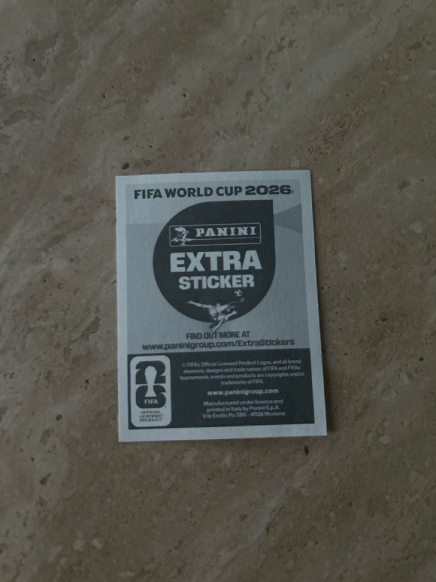 Sticker: Mbappe extra sticker (2026)  – Nuovo e nell'imballaggio originale da Rorbas venduto da cel10 1