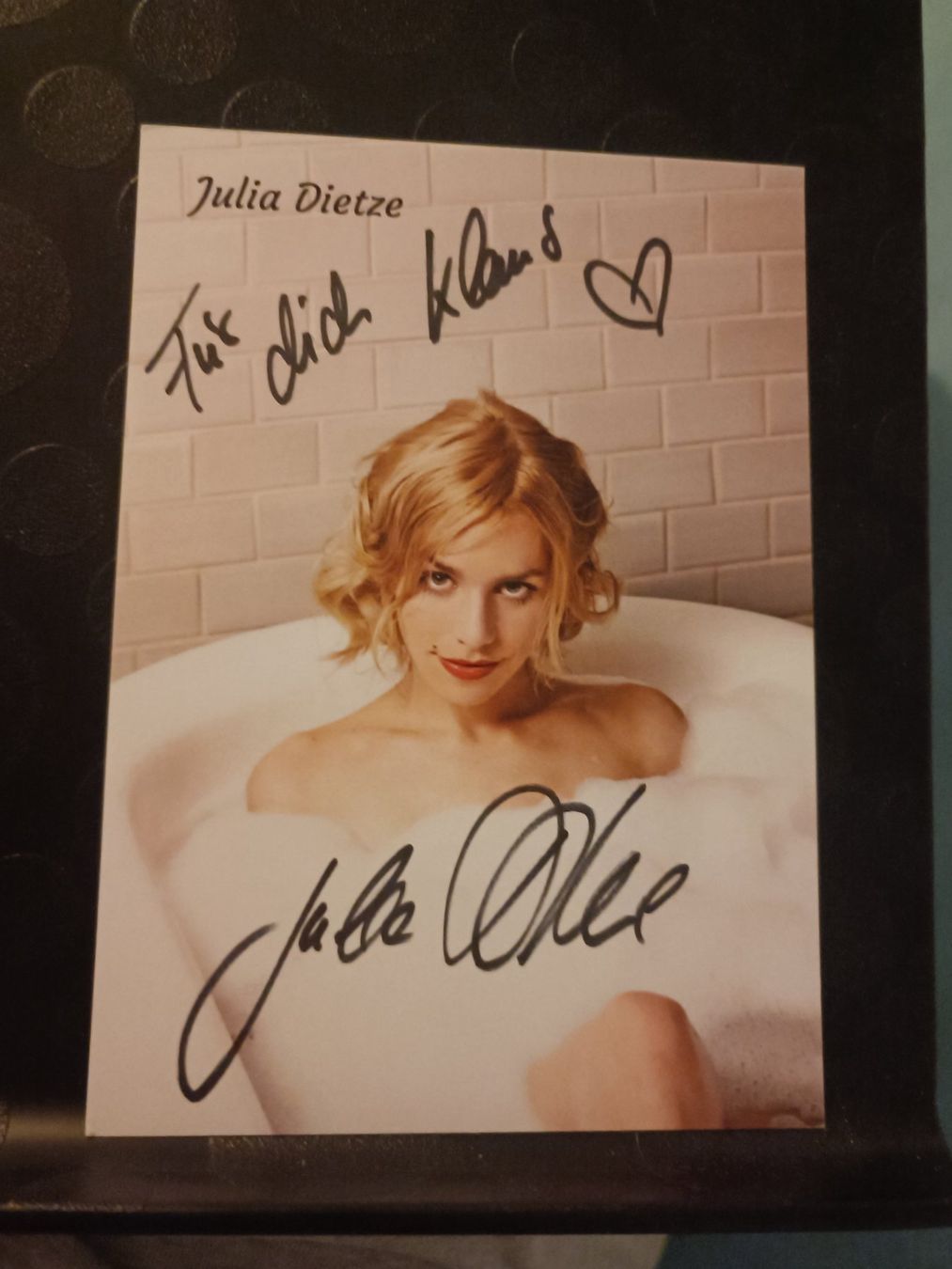 Autographes: Julia Dietze - handsigniert – D'occasion à Menziken par Artographs