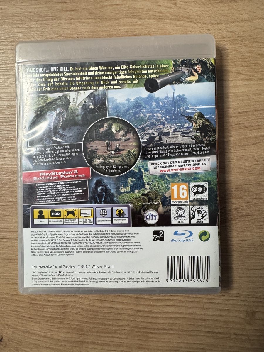 Sony Giochi: Sniper Ghost Warrior PS3 - Game – Usato da Biberist venduto da etesummer 1
