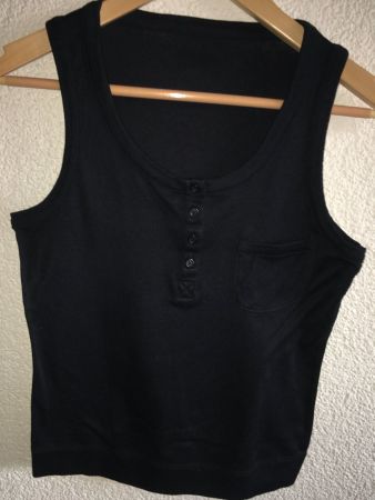 Top schwarz, Gr. 38