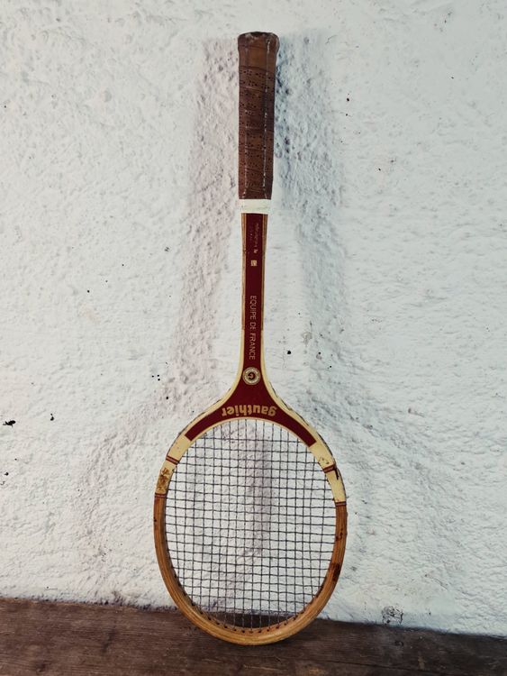 Tennis De Table Ancienne Raquette De Tennis Zephir 'La Butte Gauthier' - Collection Vintage, Occasion, Fabriquée En France Girouette Cuivre