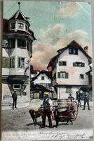 Luzern, Milchmann, Hundekarren, 1904, Milch, Käse