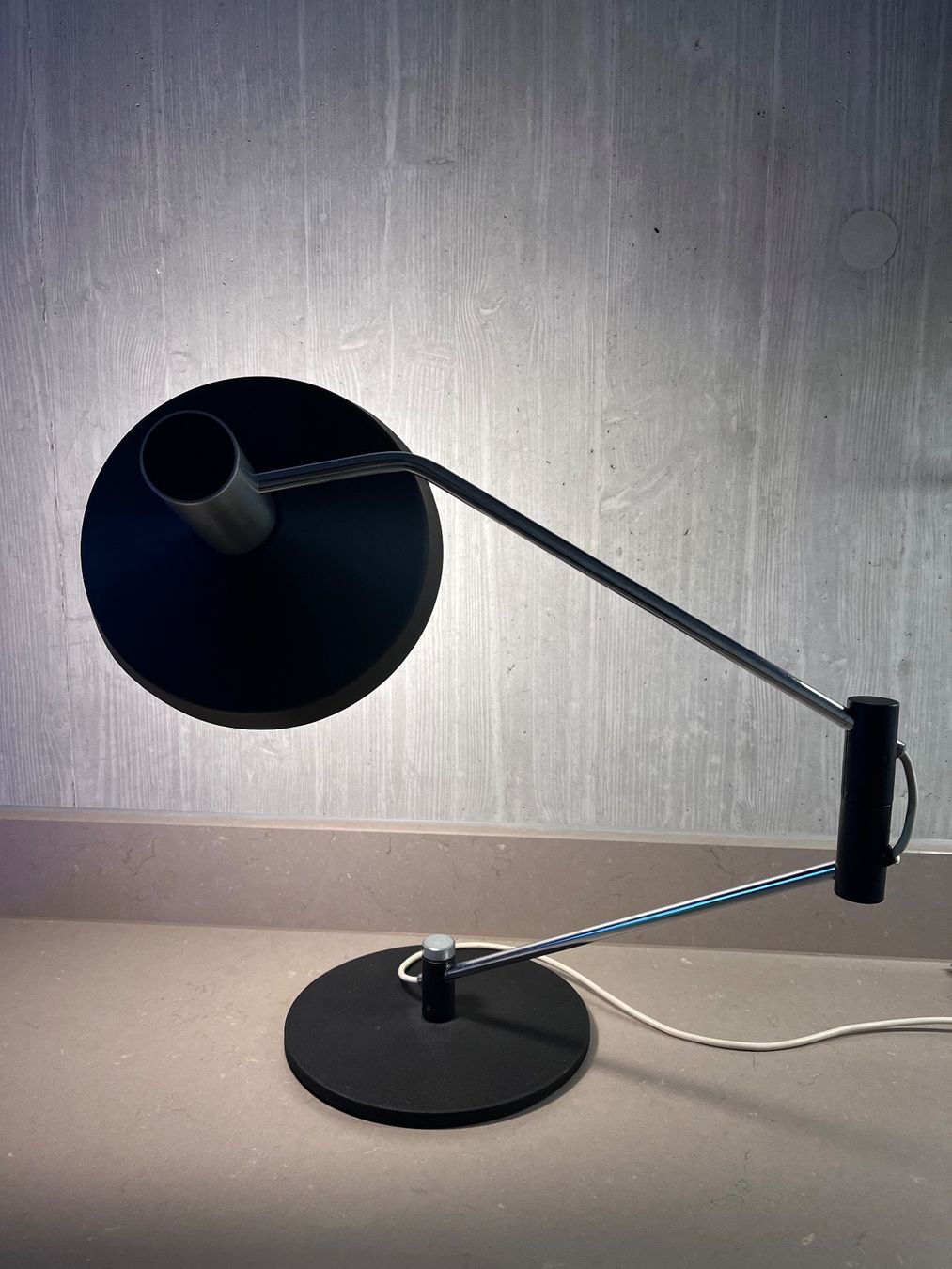 Baltensweiler Lampade: Schweizer Mid-Century Pentarkus Tischlampe – Usato da Küsnacht ZH venduto da Quiti 3