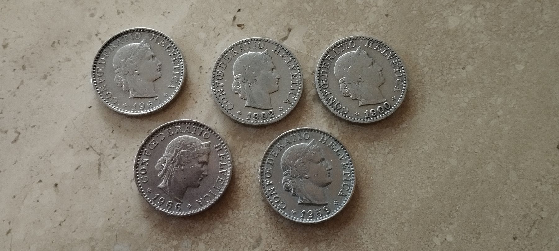 Tutti le monete: 10 x 20 Rappen Schweiz – Usato da Oberdorf SO venduto da and_jxk2 4