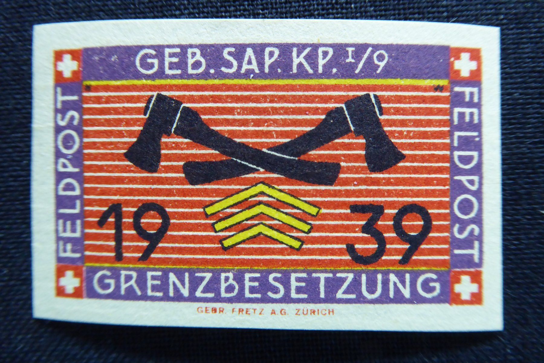 Tutti i francobolli: (m137) Sappeure 42/2 ** – Usato da Basel venduto da scholle50
