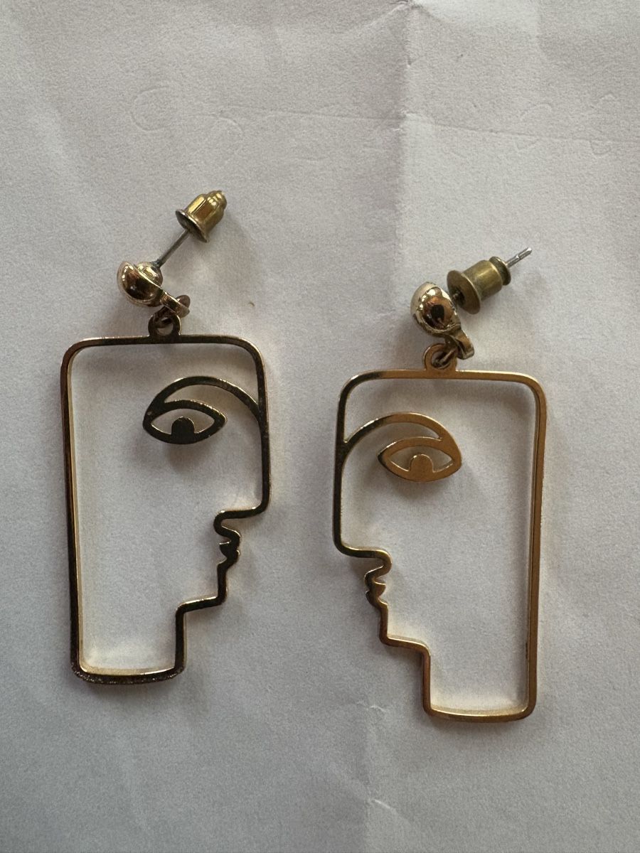 Orecchini pendenti & Orecchini a lobo: Ohrring Gesicht Modeschmuck – Usato da Rümlang venduto da euqinom16 1