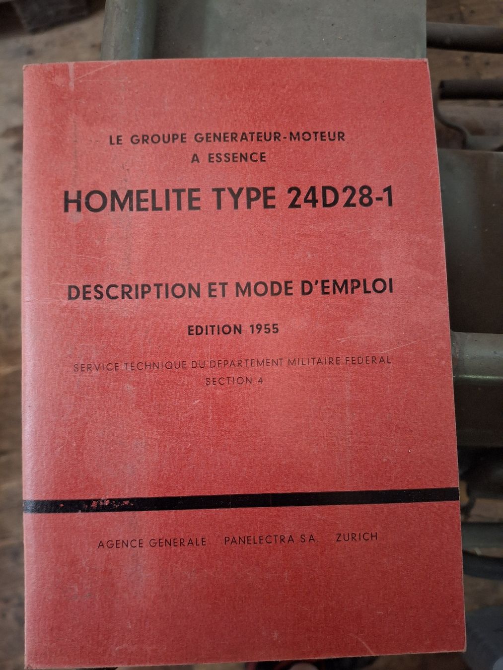 Generatori di corrente: Generator Schweizer Armee Homelite Type 24D28-1 – Usato da Alt St. Johann venduto da iderf27 5