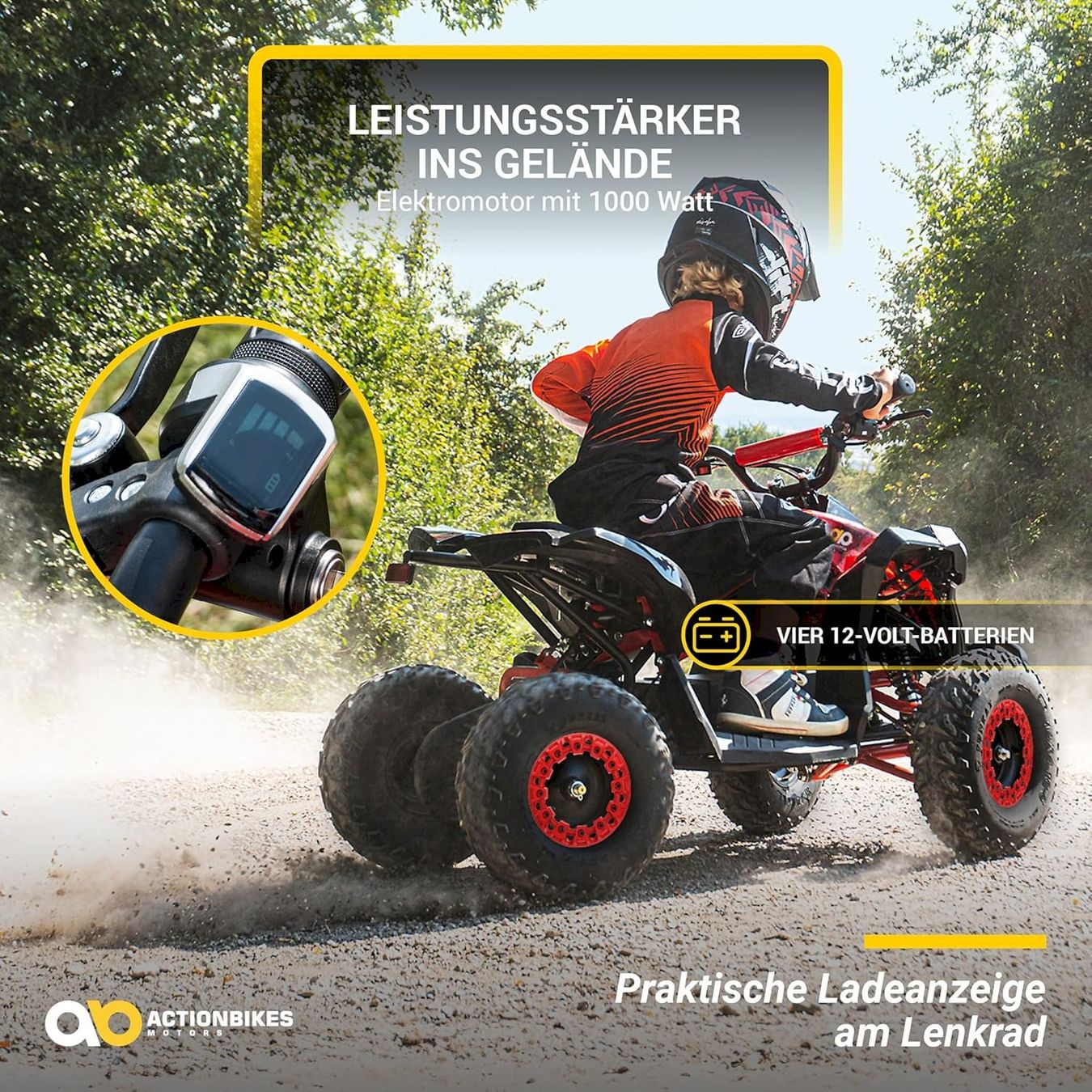 Véhicules pour enfants: Actionbikes RENEBLADE Elektro-Kinderquad – Neuf avec emballage d'origine à Bottighofen par zaap 5