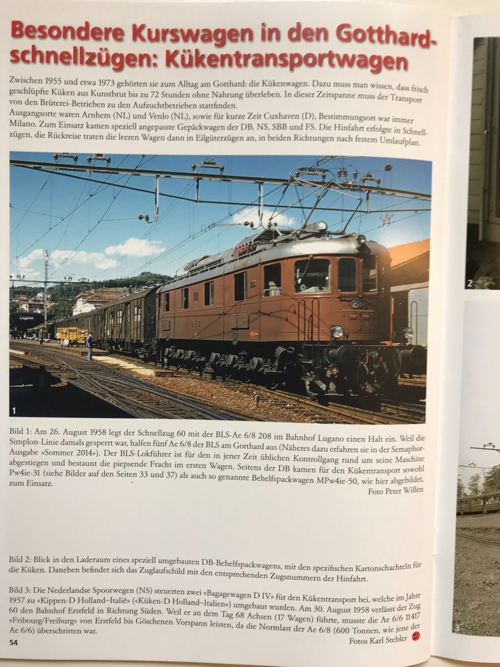 Riviste & Magazine: Semaphor Sonderausgabe 2017; Kurswagen am Gotthard – Usato da Köniz venduto da vasco013 9