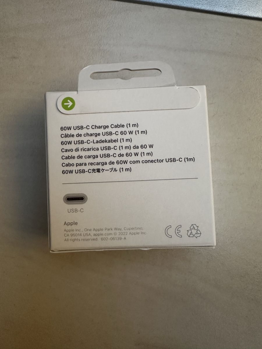 Apple Cavi: Apple cable USB-C 1m original Apple – Nuovo e nell'imballaggio originale da Carouge GE venduto da cytoplan 1