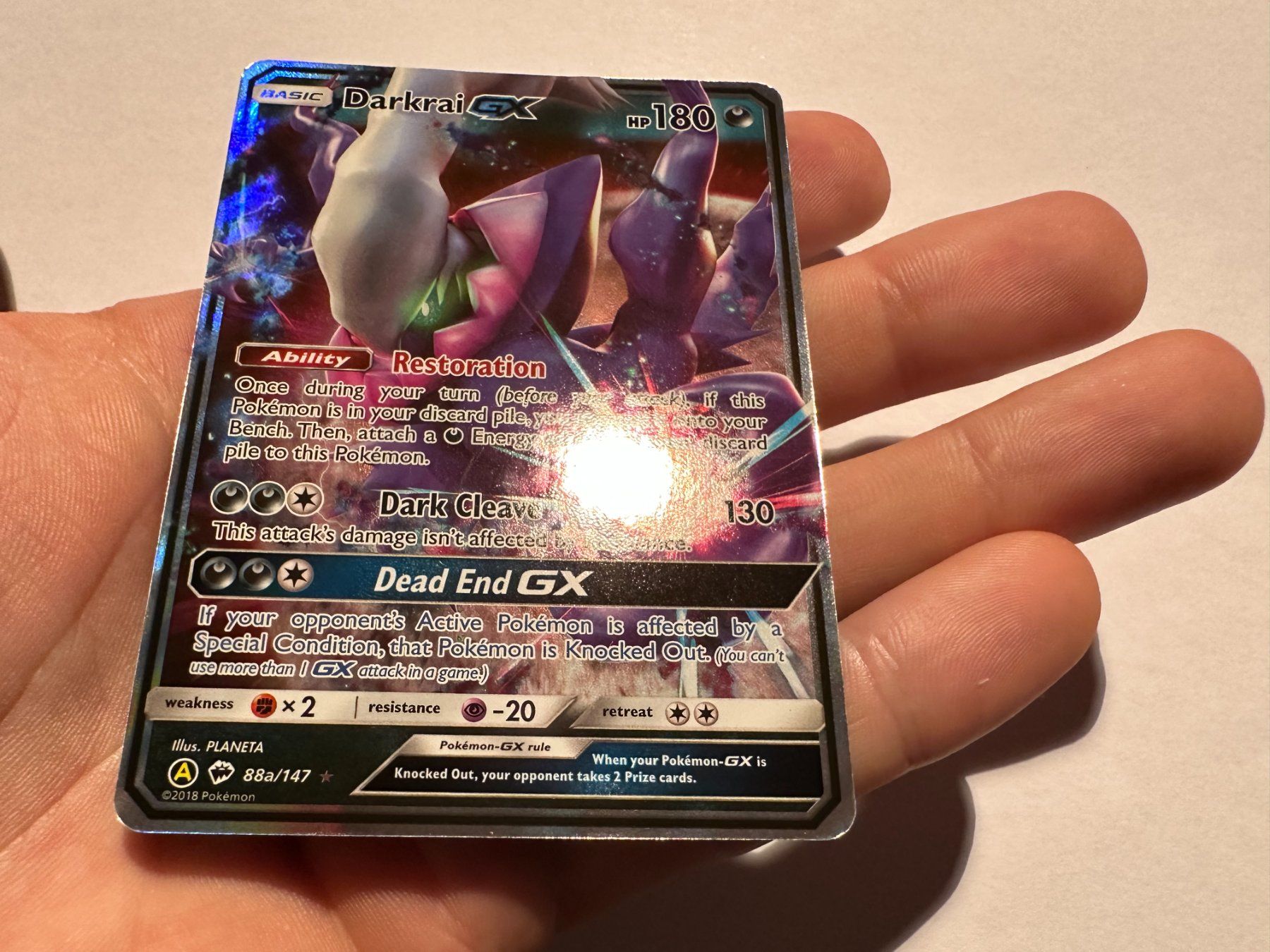 Pokémon Sammelbilder & Trading cards: Darkrai GX Burning Shadows EN – Gebraucht aus Hagendorn von Pokecollectorch 3