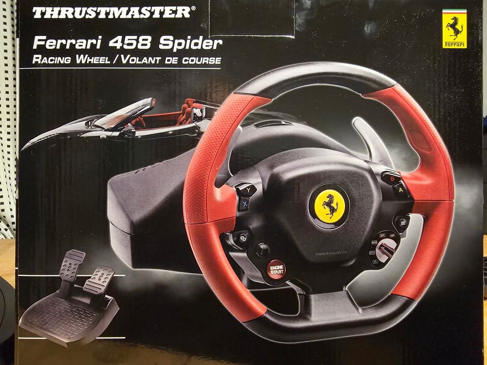 Thrustmaster Ferrari 458 Spider Racing Wheel (Xbox) (Neu und ...