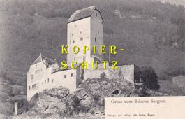 Gruss vom Schloss Sargans /bl