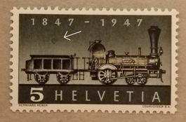 910) Abart 277.3.03, Eiförmige Ret. Über Tender postfrisch
