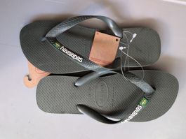 Havaianas 41/42 Grün Brasil Neu