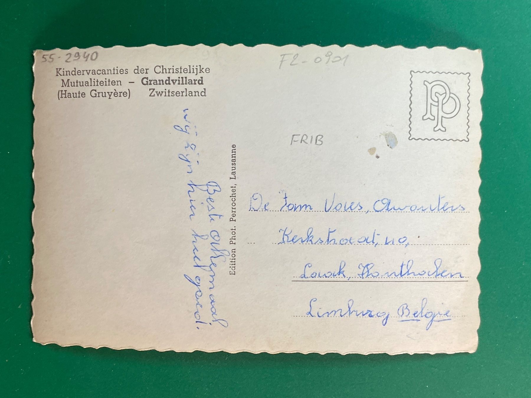Cartoline postali: Camp de Grandvillard – Usato da Steg VS venduto da _vinci_ 1