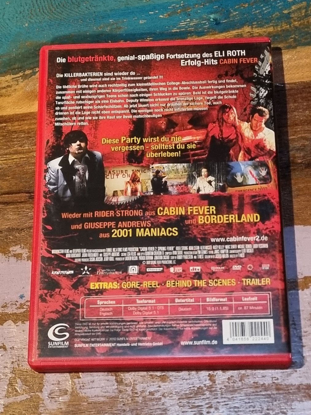 Tutti i DVDs: Cabin Fever 1 - 3, DVD Horror Trilogie Uncut – Usato da Winterthur venduto da Belzarek 5