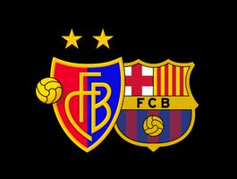 4x FC Basel vs Barcelona Tickets Sektor G5 nebeneinander