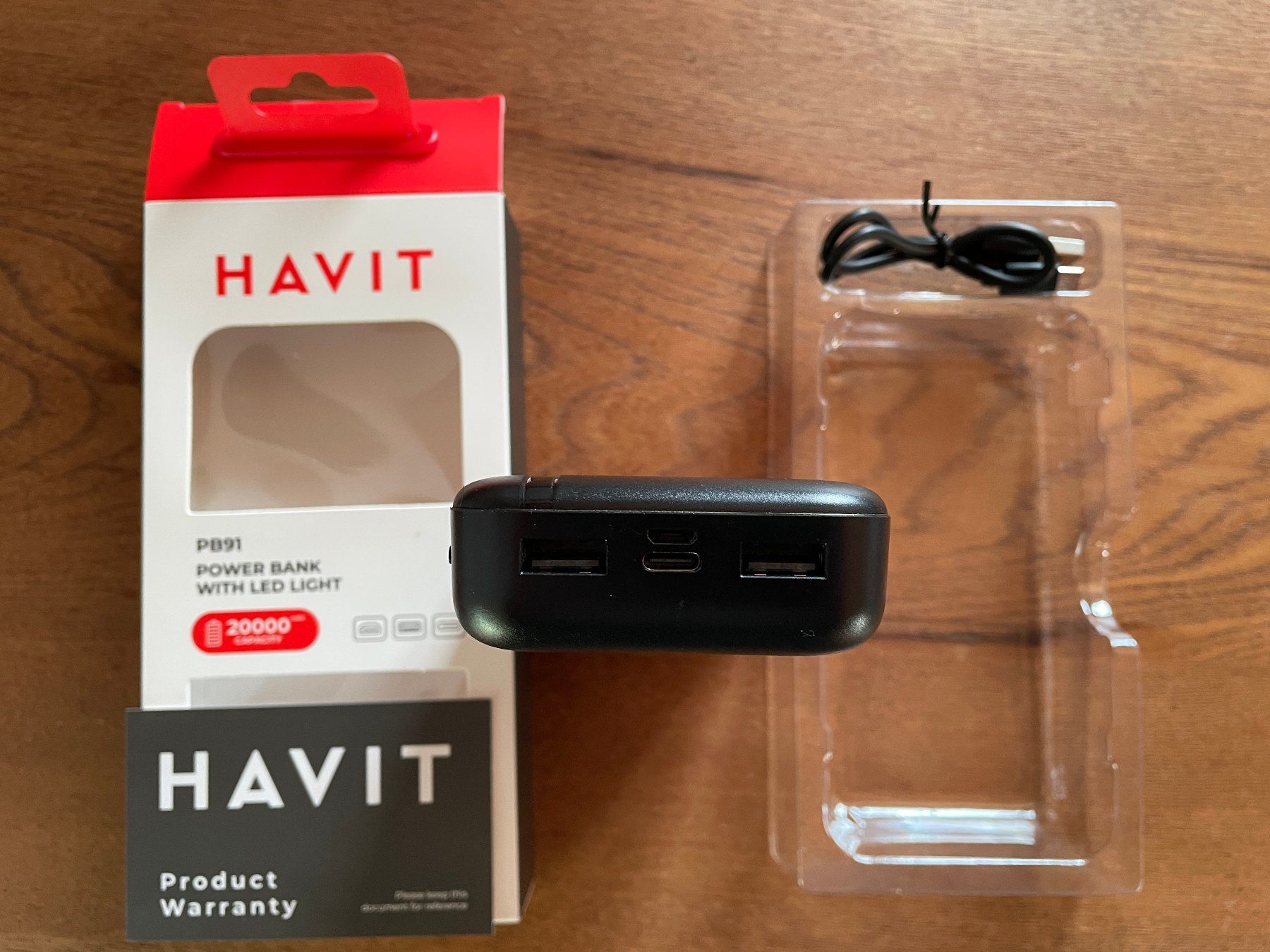 Batterie: Havit Powerbank 20000Mh – Nuovo e nell'imballaggio originale da Vicques venduto da 7uy 3