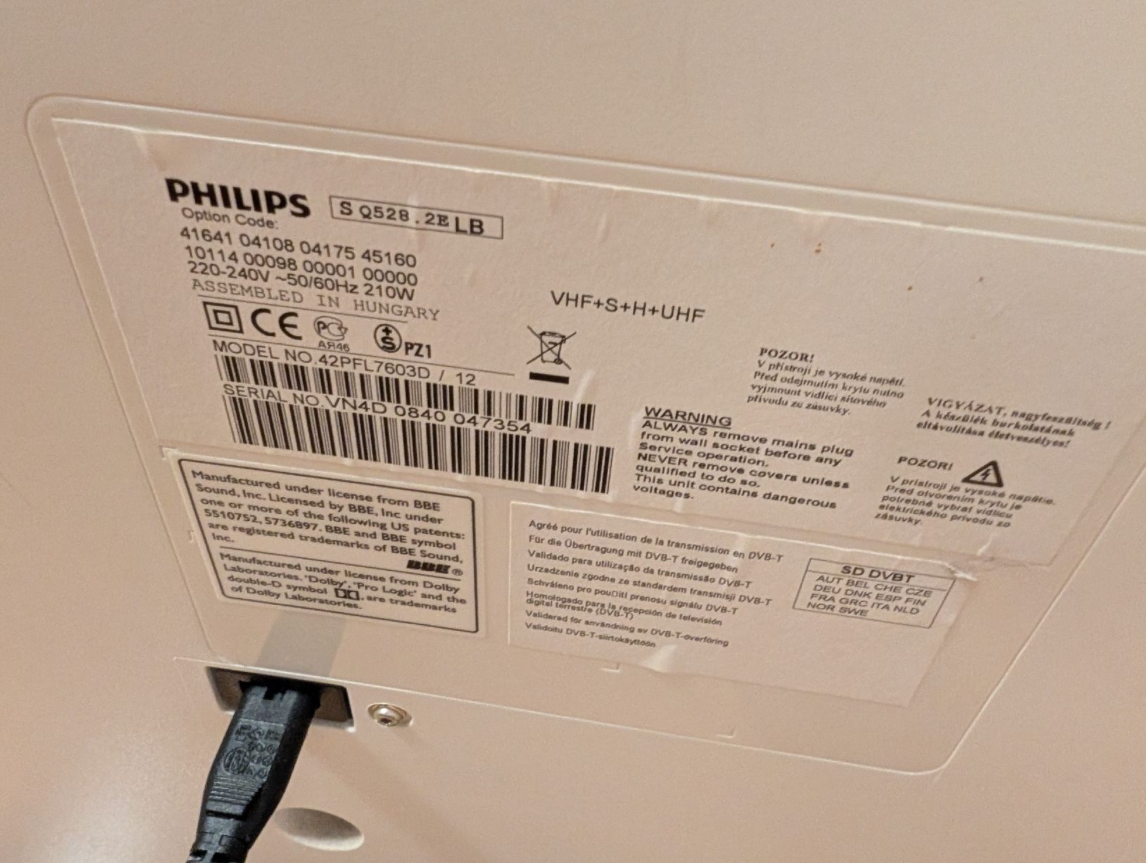 Fernseher: Philips Ambilight 42 Zoll – Gebraucht aus Dorf von phil_12 1