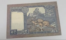 Billet Népal 1 Roupie banque centrale état neuf