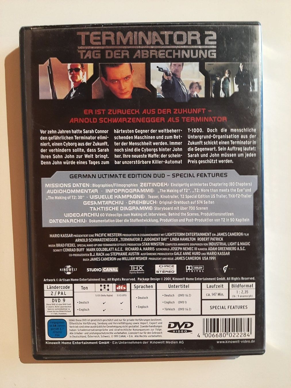 Alle DVDs: TERMINATOR 2 - TAG DER ABRECHNUNG – Gebraucht aus Hinwil von  1