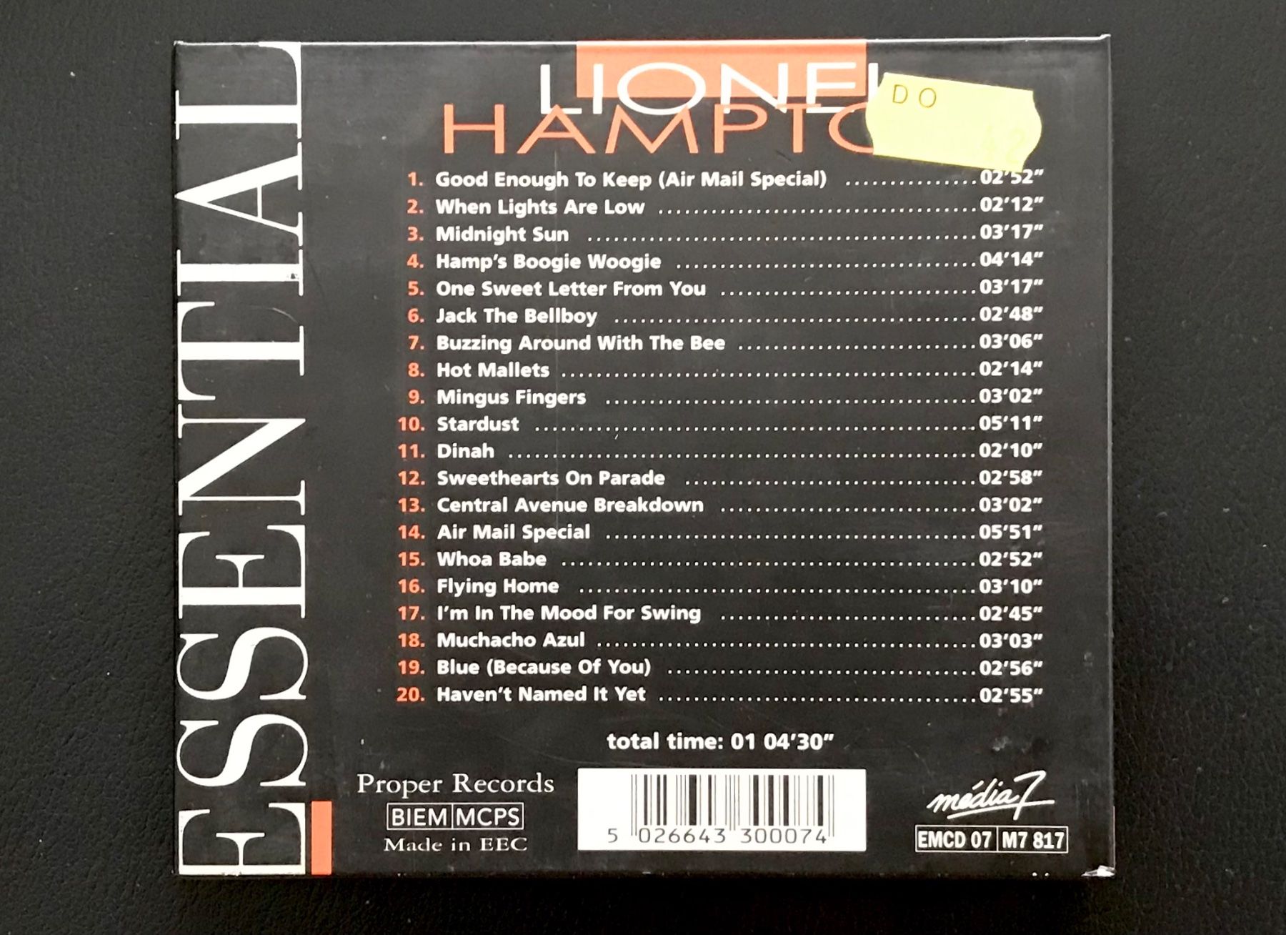 CD: CD Lionel Hampton - Lionel Hampton – Usato da Zürich venduto da tomakomai 1