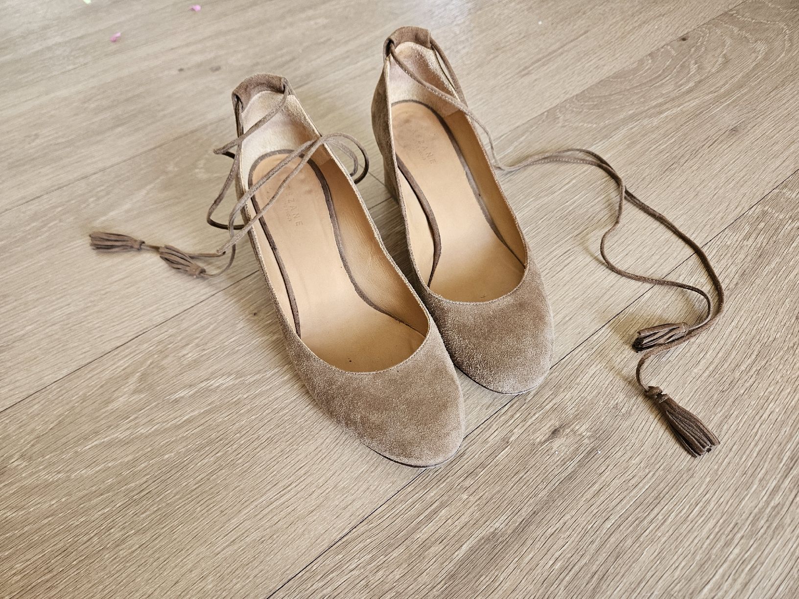 Sezane Scarpe da donna: Sézane Suede Leather Babies-Gr. 37 – Usato da Oberwil BL venduto da mpouxry