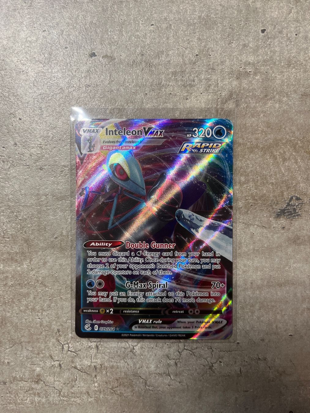 Pokémon Sammelbilder & Trading cards: Inteleon VMAX 079/264 Fusion Strike – Neu (gemäss Beschreibung) aus Gandria von PokeBrothersCH