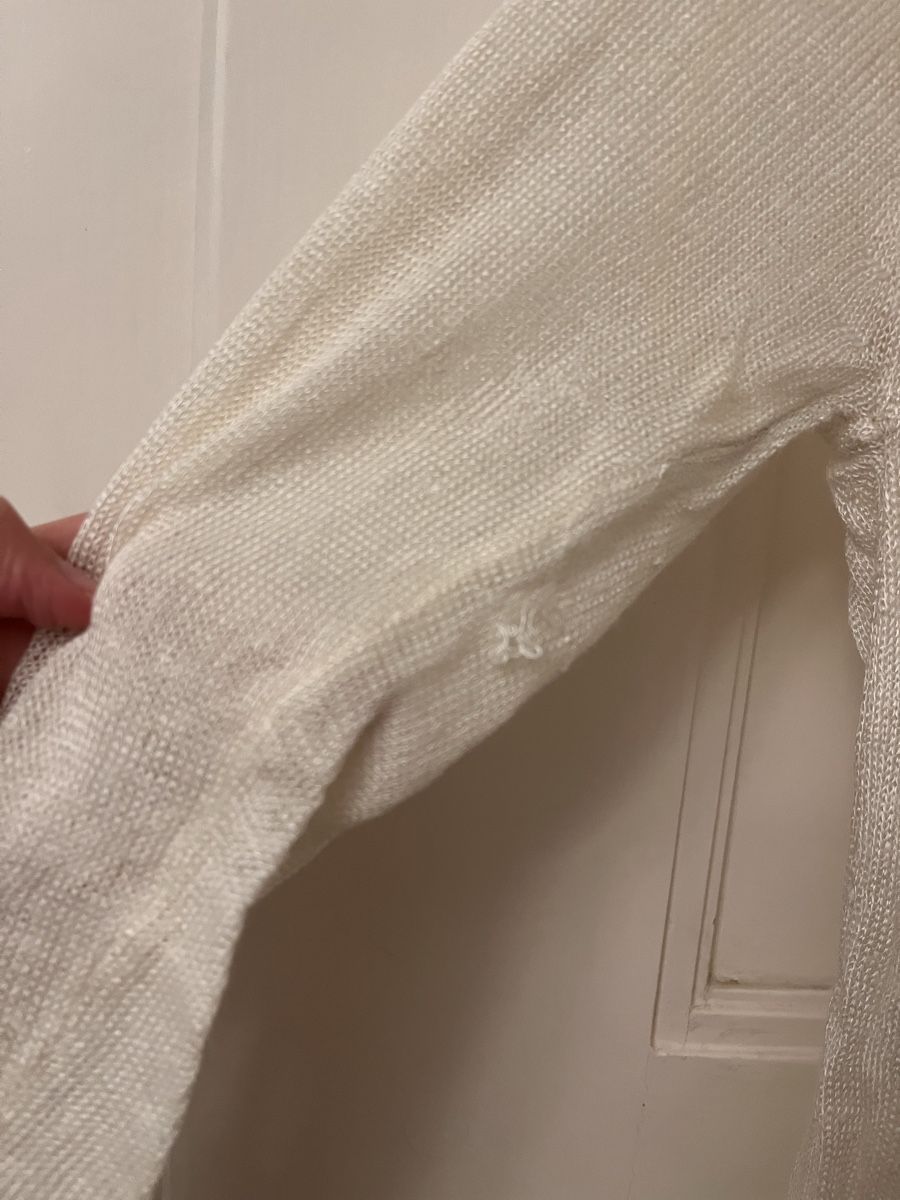 Zara Maglioni & Felpe: White Open Back Knit Sweater – Usato da Zürich venduto da lor_v6pq 2