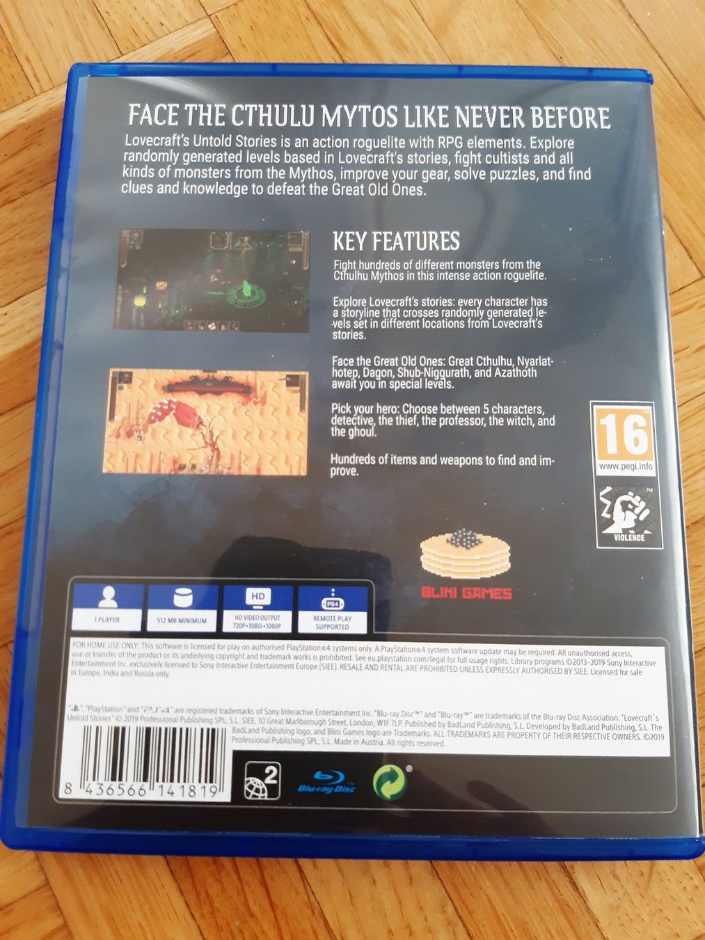 Giochi: Lovecraft's untold stories PS4 – Usato da St. Gallen venduto da brat01 2