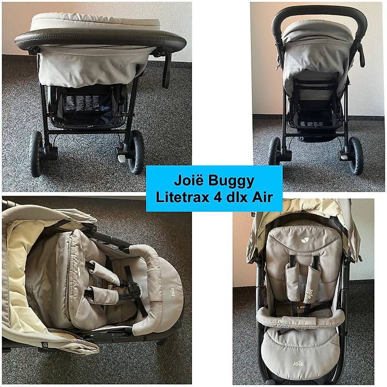 Joie Carrozzine: Joië Buggy Litetrax 4 dlx Air grau – Usato da Gattikon venduto da AnnettFloh 1