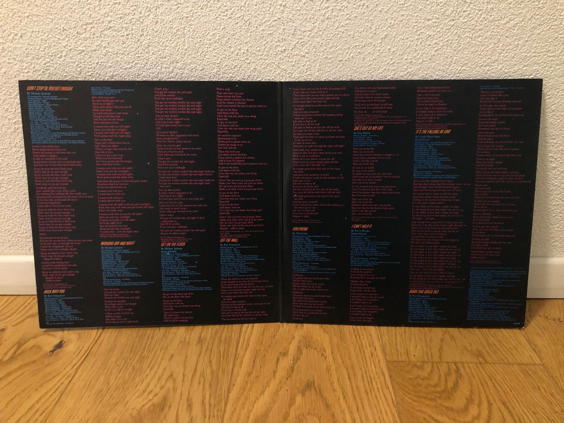 Schallplatten: MICHAEL JACKSON - OFF THE WALL LP UK 1979 EPIC – Gebraucht aus Zofingen von kartengeheimniss 3