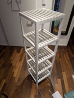 Badregal weiss mit 5 Böden guter Zustand