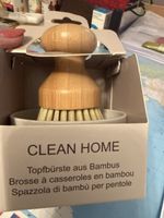 NEU***TOPFBÜRSTE AUS BAMBUS***TOP 🎁