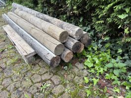 Holzstämme, Holzpfosten, Rundholz für den Gartenbau! 