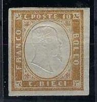 Königreich Italien 1862/63 Viktor Emanuel 10 Centesimi